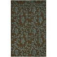 thumbnail image 1 of SAFAVIEH Soho Azalea Floral Wool Area Rug, Brown/Light Blue, 2' x 3', 1 of 10