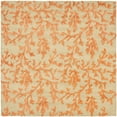thumbnail image 1 of SAFAVIEH Soho Azalea Floral Wool Area Rug, Green/Gold, 6' x 6' Square, 1 of 10