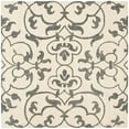 thumbnail image 1 of SAFAVIEH Soho Bedinn Floral Wool Area Rug, Ivory/Grey, 6' x 6' Square, 1 of 8
