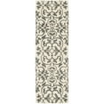 thumbnail image 1 of SAFAVIEH Soho Bedinn Floral Wool Runner Rug, Ivory/Grey, 2'6" x 12', 1 of 8