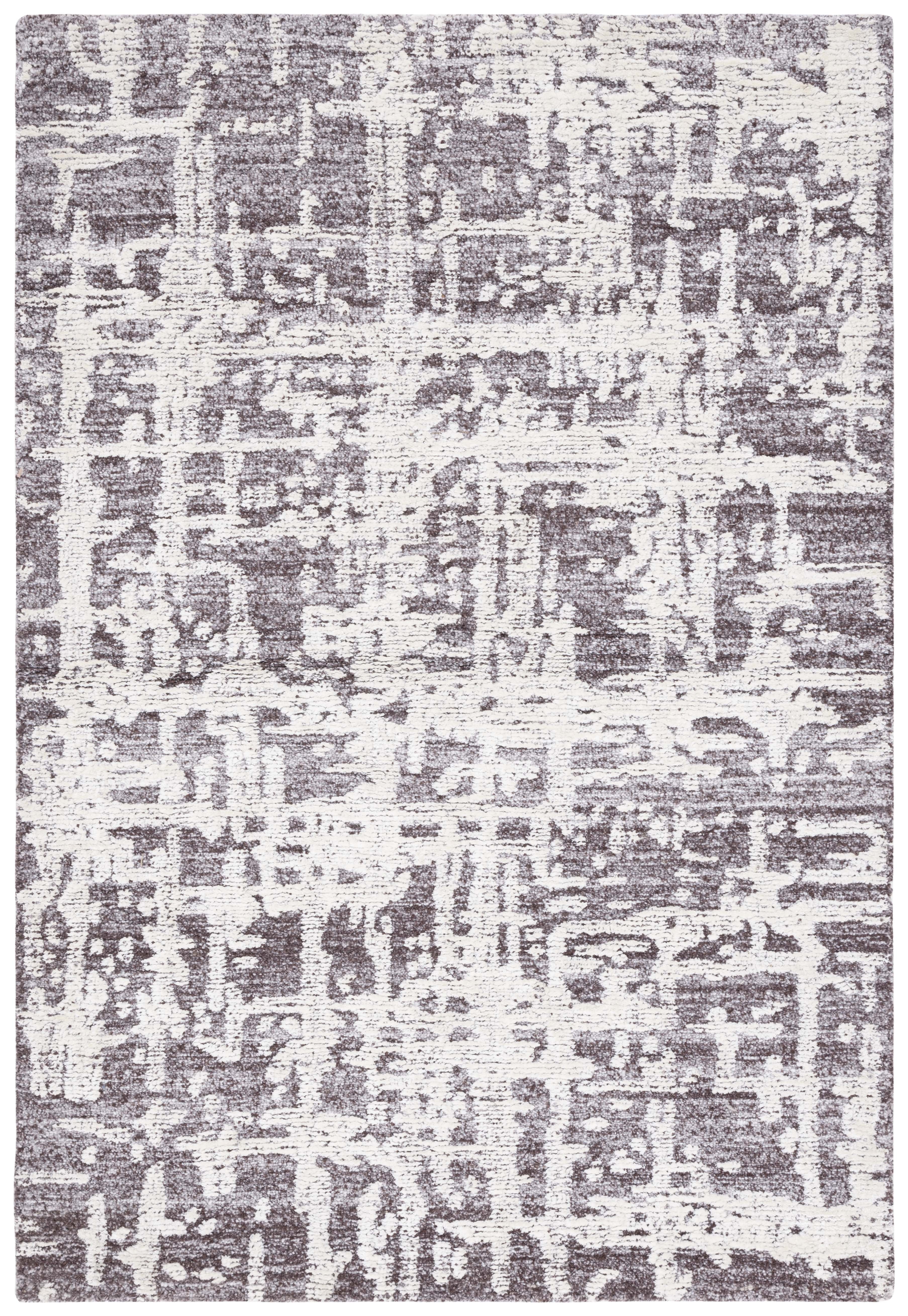 SAFAVIEH Soho Bianca Abstract Area Rug, Brown/Ivory, 4' x 6'