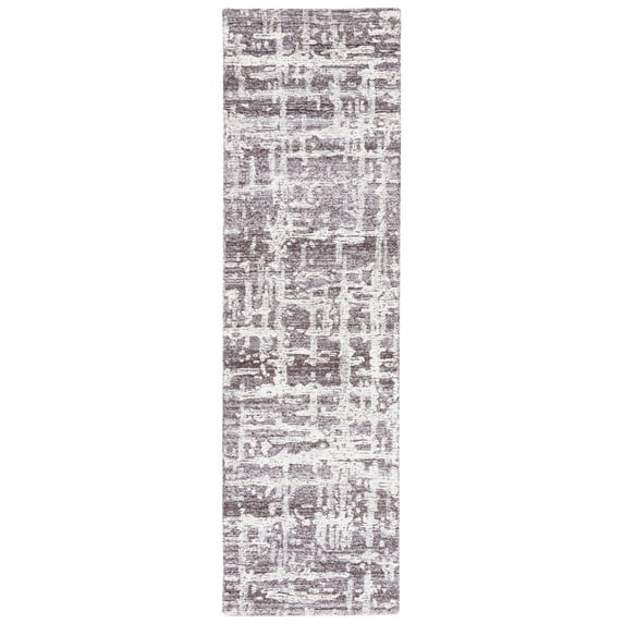 SAFAVIEH Soho Bianca Abstract Runner Rug, Brown/Ivory, 2'3" x 8'