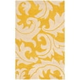 thumbnail image 1 of SAFAVIEH Soho Blair Floral Wool Area Rug, Gold/Ivory, 3'6" x 5'6", 1 of 10