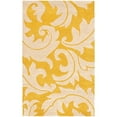 thumbnail image 1 of SAFAVIEH Soho Blair Floral Wool Area Rug, Gold/Ivory, 7'6" x 9'6", 1 of 10