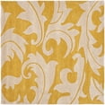 thumbnail image 1 of SAFAVIEH Soho Blair Floral Wool Area Rug, Gold/Ivory, 8' x 8' Square, 1 of 10