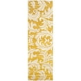 thumbnail image 1 of SAFAVIEH Soho Blair Floral Wool Runner Rug, Gold/Ivory, 2'6" x 12', 1 of 10