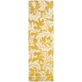 thumbnail image 1 of SAFAVIEH Soho Blair Floral Wool Runner Rug, Gold/Ivory, 2'6" x 6', 1 of 4