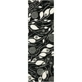 thumbnail image 1 of SAFAVIEH Soho Cantor Abstract Wool Area Rug, Black/Ivory, 6' x 6' Round, 1 of 9