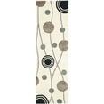thumbnail image 1 of SAFAVIEH Soho Capri Abstract Wool Runner Rug, Ivory/Grey, 2'6" x 8', 1 of 10