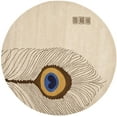 thumbnail image 1 of SAFAVIEH Soho Carleton Abstract Area Rug, Beige/Brown, 6' x 6' Round, 1 of 8