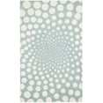thumbnail image 1 of SAFAVIEH Soho Chloe Geometric Area Rug, Blue/Ivory, 7'6" x 9'6", 1 of 8