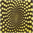 thumbnail image 1 of SAFAVIEH Soho Chloe Polka Dots Wool Area Rug, Brown/Green, 6' x 6' Square, 1 of 8