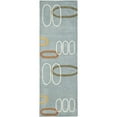 thumbnail image 1 of SAFAVIEH Soho Christy Abstract Wool Runner Rug, Blue/Multi, 2'6" x 8', 1 of 8
