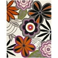 thumbnail image 1 of SAFAVIEH Soho Claire Floral Wool Area Rug, Ivory/Multi, 5' x 8', 1 of 9