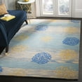 thumbnail image 1 of SAFAVIEH Soho Codi Floral Wool Area Rug, Blue/Multi, 5' x 8', 1 of 7