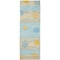 thumbnail image 1 of SAFAVIEH Soho Codi Floral Wool Runner Rug, Blue/Multi, 2'6" x 8', 1 of 7