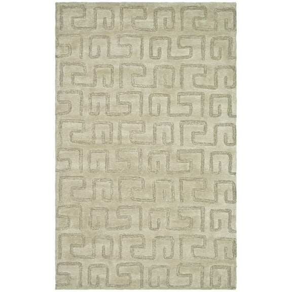 SAFAVIEH Soho Collection SOH416D Handmade Light Green Rug
