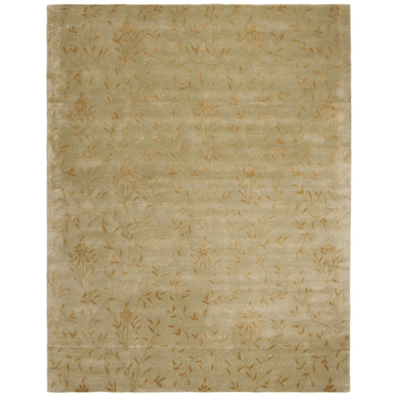 SAFAVIEH Soho Collection SOH418D Handmade Sage / Rust Rug