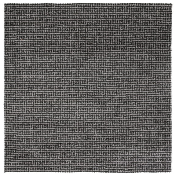 SAFAVIEH Soho Emerson Solid Area Rug, Charcoal, 6' x 6' Square