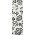 thumbnail image 1 of SAFAVIEH Soho Crystal Floral Wool Runner Rug, Grey/Black, 2'6" x 8', 1 of 9
