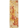 thumbnail image 1 of SAFAVIEH Soho Cyprus Abstract Wool Runner Rug, Beige/Multi, 2'6" x 14', 1 of 10
