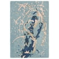thumbnail image 1 of SAFAVIEH Soho Daffodil Abstract Area Rug, Blue/Light Pink, 2' x 3', 1 of 6