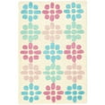 thumbnail image 1 of SAFAVIEH Soho Daisy Geometric Wool Area Rug, Ivory/Multi, 2' x 3', 1 of 9