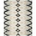 thumbnail image 1 of SAFAVIEH Soho Daven Southwestern Wool Area Rug, Ivory/Dark Grey, 7'6" x 9'6", 1 of 8