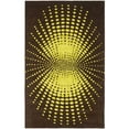 thumbnail image 1 of SAFAVIEH Soho David Polka Dots Wool Area Rug, Brown/Green, 5' x 8', 1 of 7
