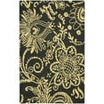 thumbnail image 1 of SAFAVIEH Soho Davis Floral Wool Area Rug, Black/Green, 6' x 6' Round, 1 of 7