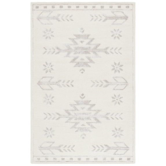 SAFAVIEH Soho Dinah Geometric Area Rug, Ivory, 5' x 8'
