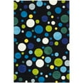 thumbnail image 1 of SAFAVIEH Soho Dots Polka Dots Wool Area Rug, Black/Multi, 7'6" x 9'6", 1 of 9