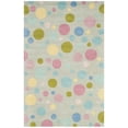 thumbnail image 1 of SAFAVIEH Soho Dots Geometric Wool Area Rug, Grey/Multi, 5' x 8', 1 of 8