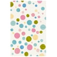 thumbnail image 1 of SAFAVIEH Soho Dots Geometric Wool Area Rug, Ivory/Multi, 3'6" x 5'6", 1 of 10