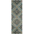thumbnail image 1 of SAFAVIEH Soho Earl Geometric Wool Runner Rug, Grey/Multi, 2'6" x 8', 1 of 5