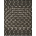 thumbnail image 1 of SAFAVIEH Soho Eden Geometric Wool Area Rug, Ivory/Dark Grey, 6' x 6' Square, 1 of 7