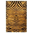 thumbnail image 1 of SAFAVIEH Soho Eglantine Animal Striped Wool Area Rug, Black/Brown, 5' x 8', 1 of 9