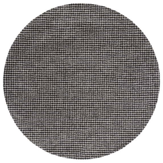 SAFAVIEH Soho Emerson Solid Area Rug, Charcoal, 6' x 6' Round