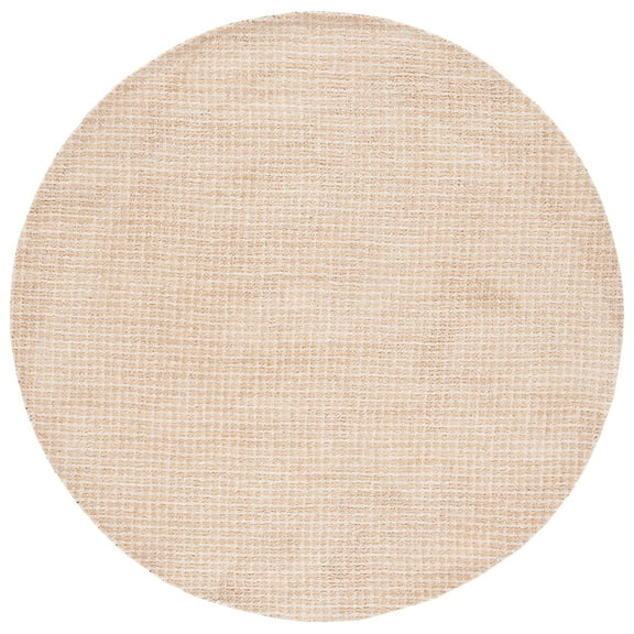 SAFAVIEH Soho Emerson Solid Area Rug, Gold, 6' x 6' Round