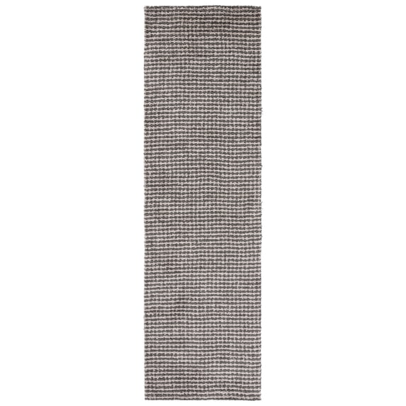 SAFAVIEH Soho Emerson Solid Runner Rug, Charcoal, 2'3" x 8'