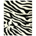 thumbnail image 1 of SAFAVIEH Soho Emery Striped Wool Area Rug, White/Black, 6' x 6' Round, 1 of 9