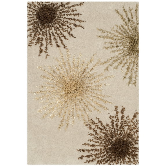 SAFAVIEH Soho Fiesta Geometric Area Rug, Beige, 2'6" x 4'