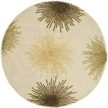 SAFAVIEH Soho Fiesta Celebration Wool Area Rug, Beige, 8'3" x 11'