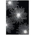 thumbnail image 1 of SAFAVIEH Soho Fiesta Geometric Area Rug, Black/White, 3'6" x 5'6", 1 of 9