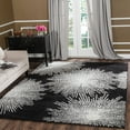 thumbnail image 1 of SAFAVIEH Soho Fiesta Geometric Area Rug, Black/White, 6' x 9', 1 of 6