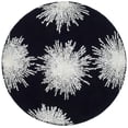 thumbnail image 1 of SAFAVIEH Soho Fiesta Geometric Area Rug, Black/White, 8' x 8' Round, 1 of 9