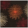 thumbnail image 1 of SAFAVIEH Soho Fiesta Geometric Area Rug, Brown/Multi, 6' x 6' Square, 1 of 12