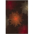 thumbnail image 1 of SAFAVIEH Soho Fiesta Geometric Area Rug, Brown/Multi, 6' x 9', 1 of 12