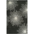 thumbnail image 1 of SAFAVIEH Soho Fiesta Geometric Area Rug, Charcoal/Ivory, 5' x 8', 1 of 9