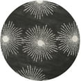 thumbnail image 1 of SAFAVIEH Soho Fiesta Geometric Area Rug, Charcoal/Ivory, 6' x 6' Round, 1 of 9